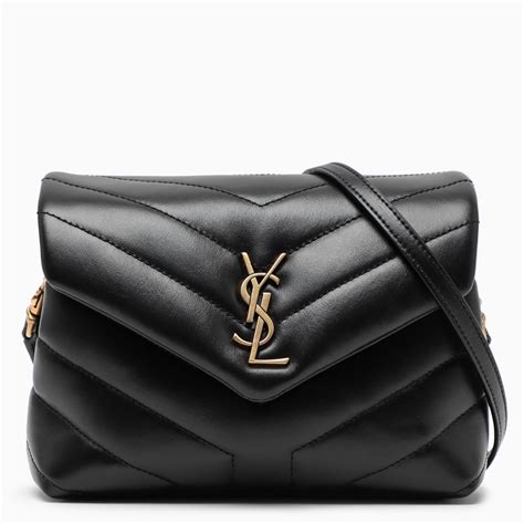 borsa ysl nera con hardware nero|Borse Yves saint laurent in Vernice Nero .